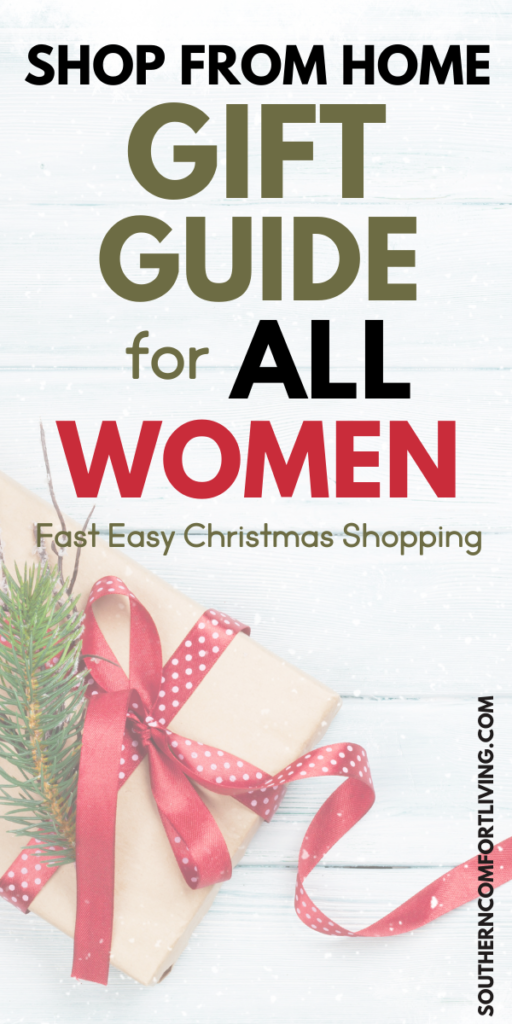 Easy at home shopping guide for Christmas for women